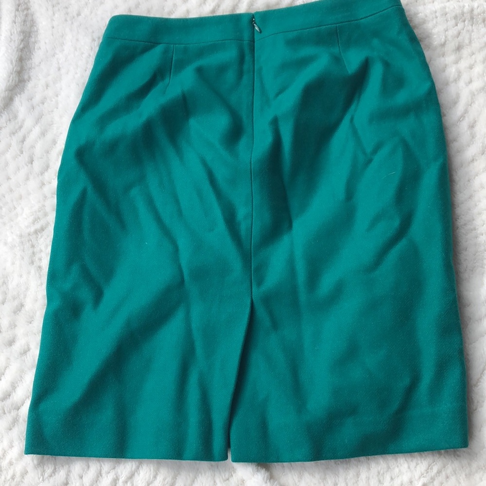J Crew Turquoise Skirt - Picture 3 of 4